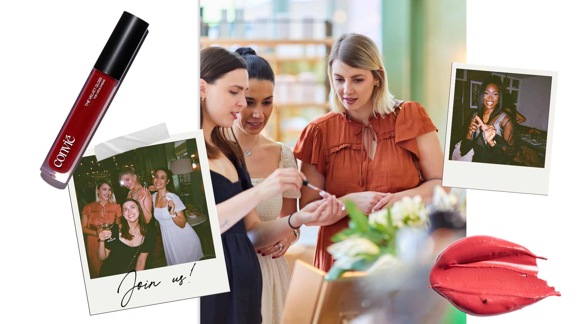 pictures of our community event to introduce The Velvet Gloss